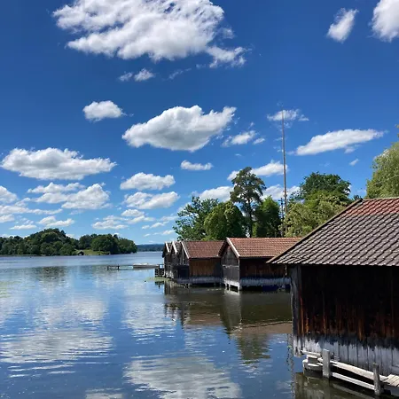 Klara - Wohnen Am Staffelsee Mit Garten, Badeplatz & Ruderboot بيت للعطل